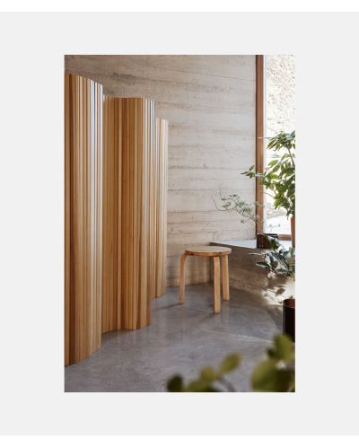 Artek - Alvar Aalto Stool 60 Natural lacquered - PÅ LAGER